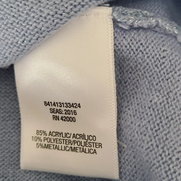 Jaclyn Smith collection sz.XXL blue+silver thread - Picture 5 of 9